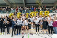 Der bisher ungeschlagene Meister der 2. Bundesliga Frauen Pro, Schwarz-Weiß Erfurt, beantragt zur neuen Saison die Lizenz für die 1. Bundesliga. (Foto: Sebastian Schmidt)